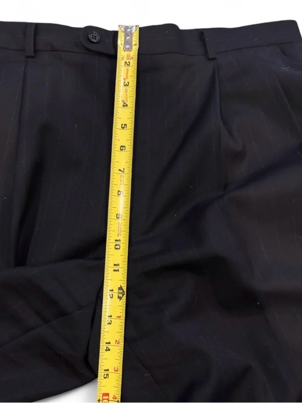 Hickey Freeman pinstripe Nordstrom Canterbury 100% Wool Union Made Suit